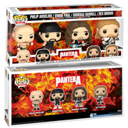 Pantera Collectible 2023 Handpicked Funko Pop Rocks Figures - 4 Pack