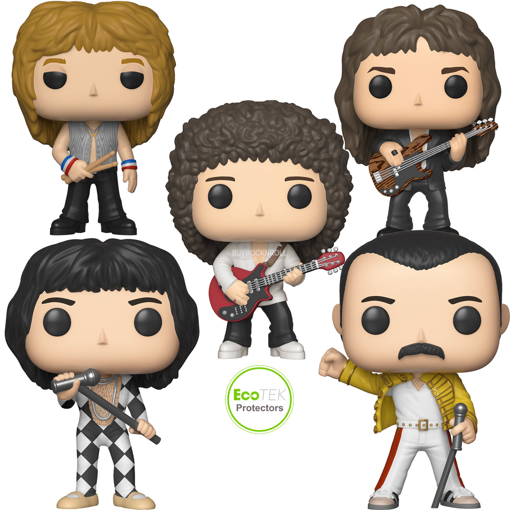 Queen & Freddie Mercury 2018 Handpicked Funko Pop Rocks Figure Set #92 #83 #94 #95 #96