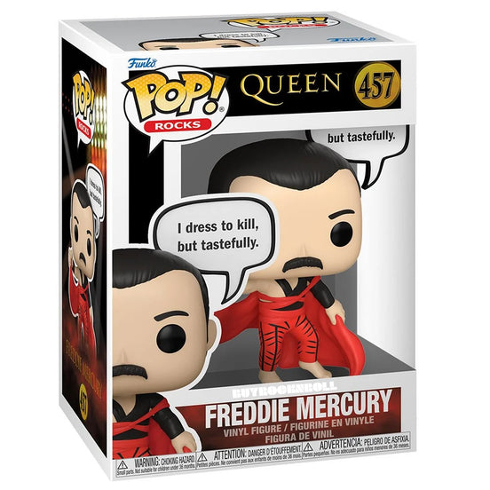 Queen Collectible 2025 Funko Pop Rocks Freddie Mercury Sayings Figure #457 NM/MT