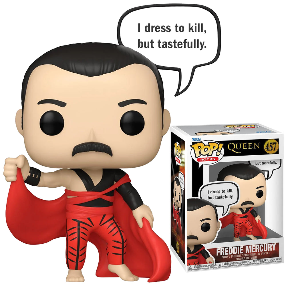Queen Collectible 2025 Funko Pop Rocks Freddie Mercury Sayings Figure #457 NM/MT