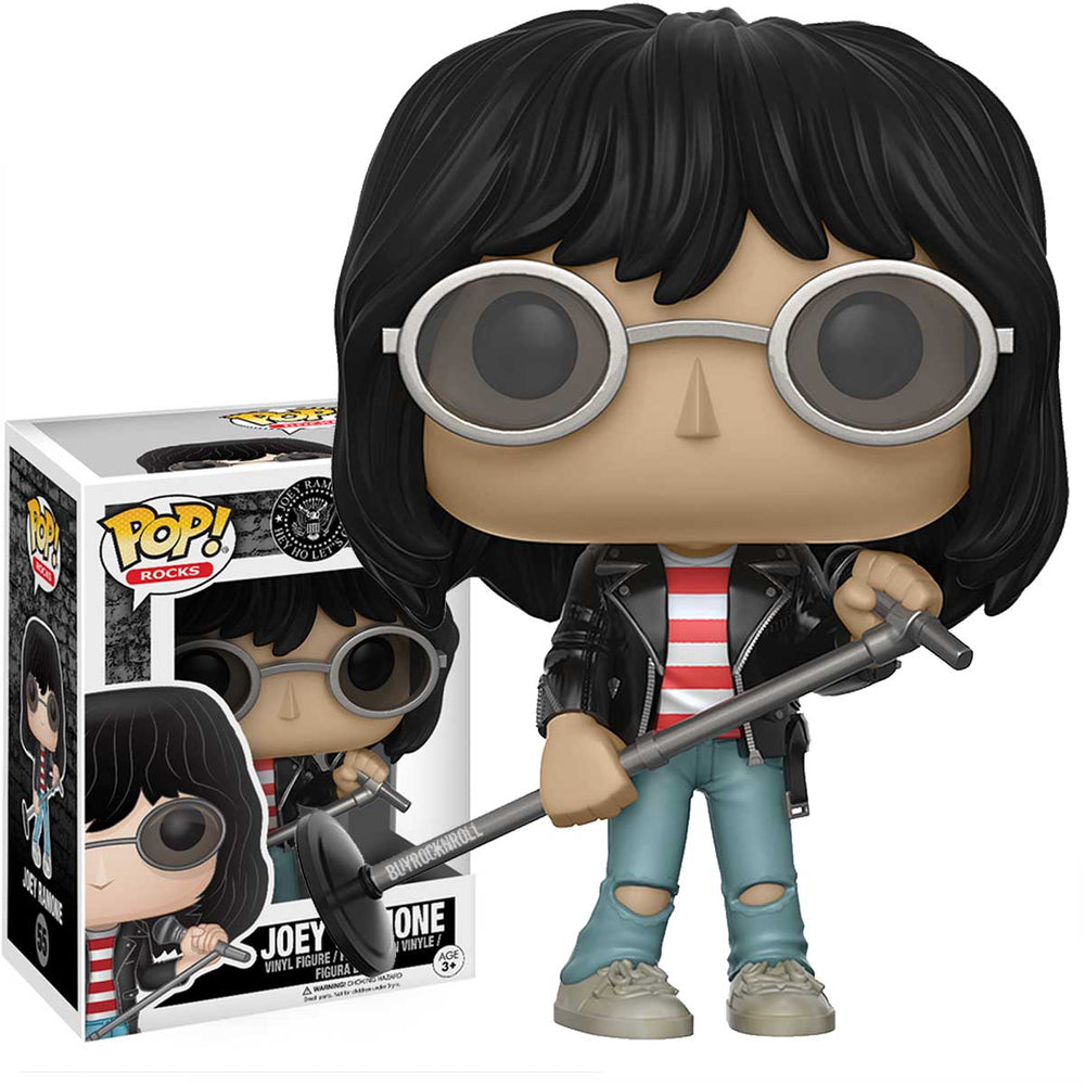 The Ramones Collectible Handpicked 2017 Funko POP! Rocks Joey Figure #55