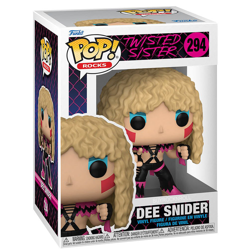 Twisted Sister Collectible 2023 Handpicked Funko Pop Rocks Dee Snider Figure #294