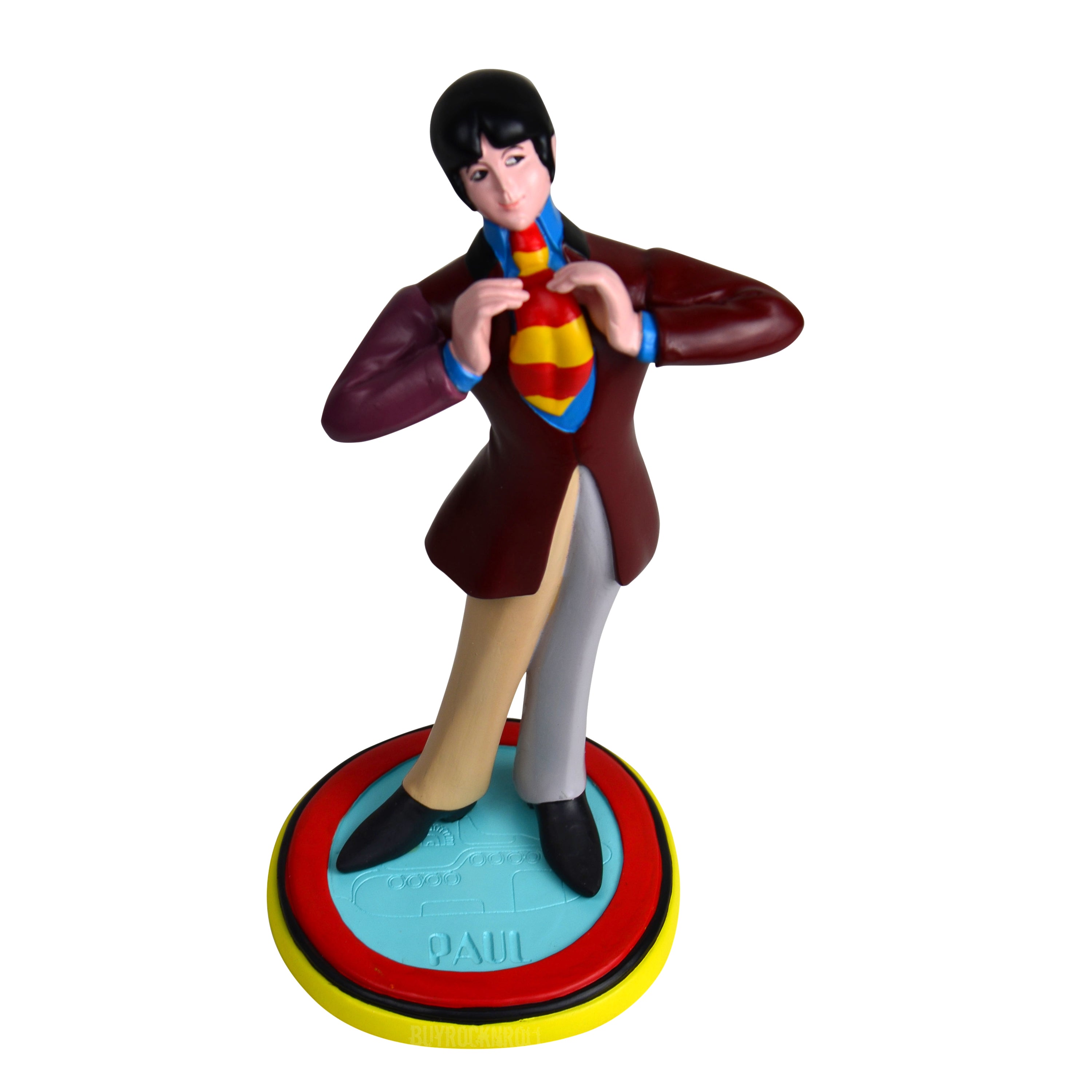 The Beatles 2011 Knucklebonz Rock Iconz Yellow Submarine Band Member Statue Set of 4