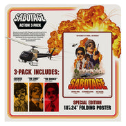 Beastie Boys Collectible 2023 Handpicked Super7 ReAction Figures - Sabotage 3 Pack & Poster