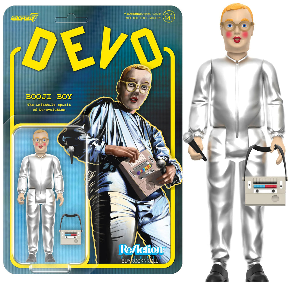 DEVO Collectible 2025 Handpicked Super7 Reaction Figure Booji Boy