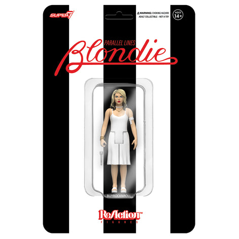 Blondie 2023 Collectible Super7 Punk-Rocker Debbie Harry Parallel Lines Reaction Figure
