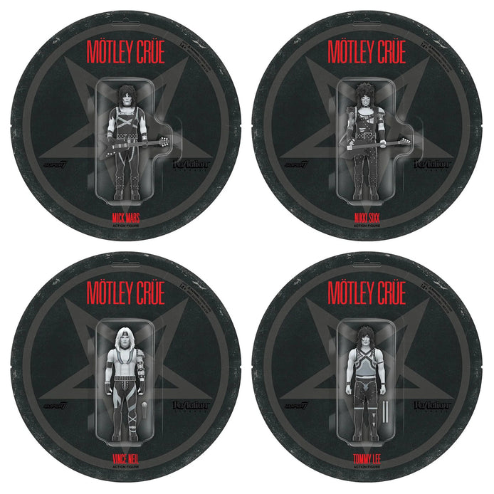 Motley Crue Collectible 2025 Super7 Reaction Figure Set Wave 2