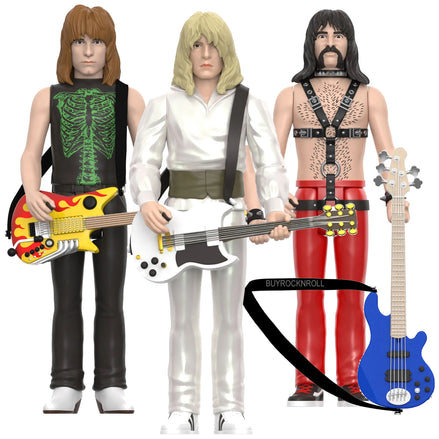 Spinal Tap ReAction Figures Wave 1 Derek Smalls, Nigel Tufnel, & David St. Hubbins