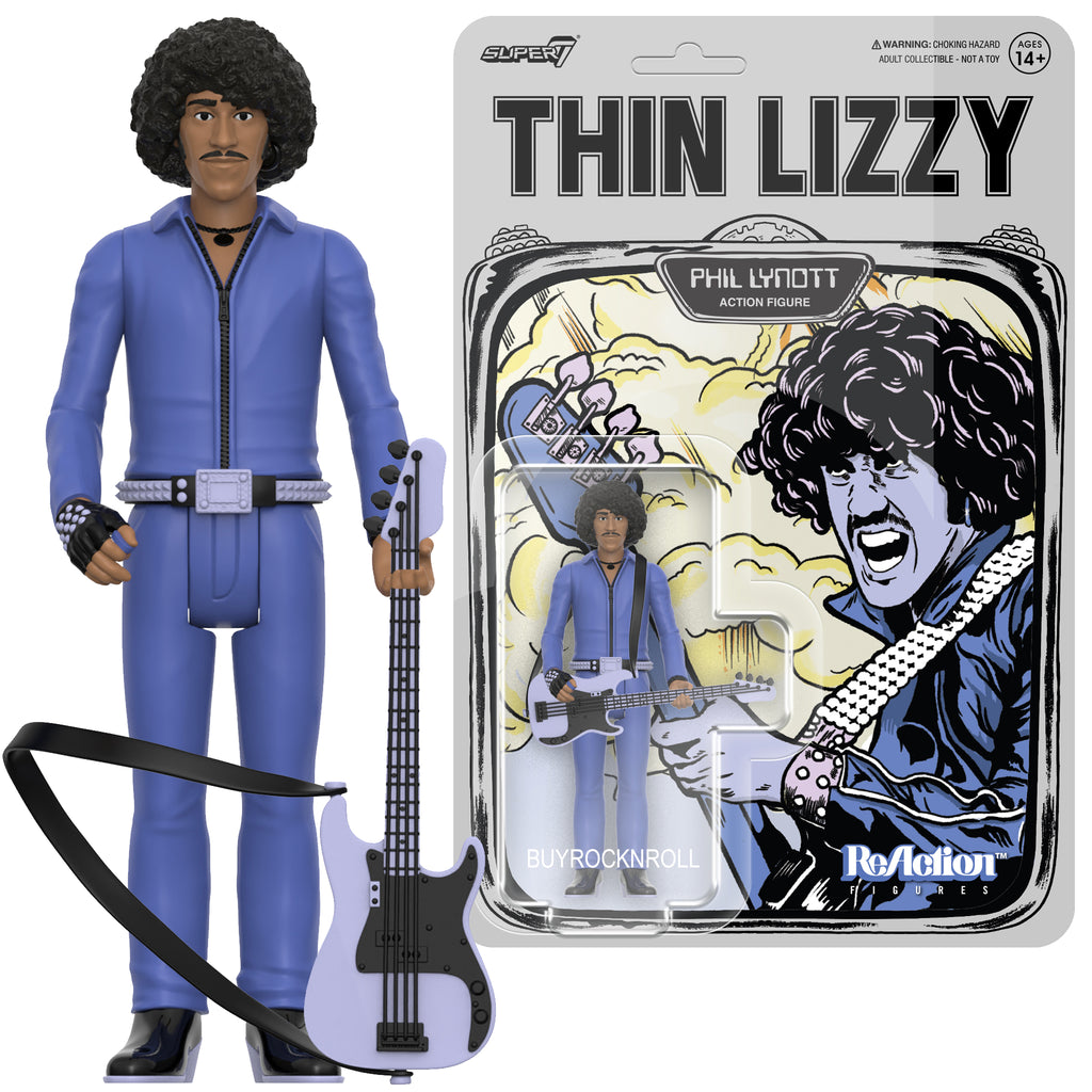 Thin Lizzy Collectible 2025 Super7 Phil Lynott Jailbreak ReAction