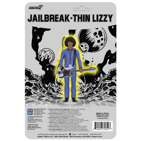 Thin Lizzy Collectible 2025 Super7 Phil Lynott Jailbreak ReAction Figure NM-MT*