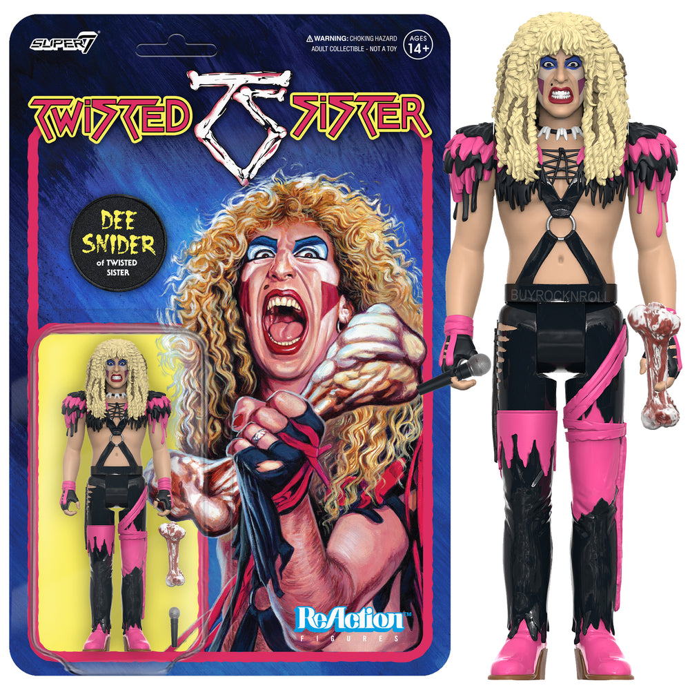 Twisted Sister Collectible 2023 Handpicked Super7 Reaction Figure Dee Snider