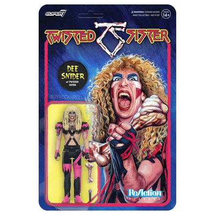 Twisted Sister Collectible 2023 Super7 Reaction Figure Dee Snider NM/MT