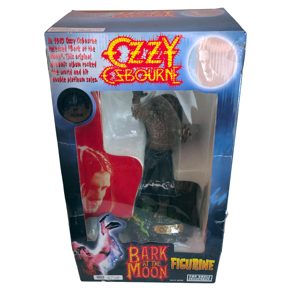 Black Sabbath Collectible 2009 Top Shelf Ozzy Osbourne Statue - Sealed Worn Box