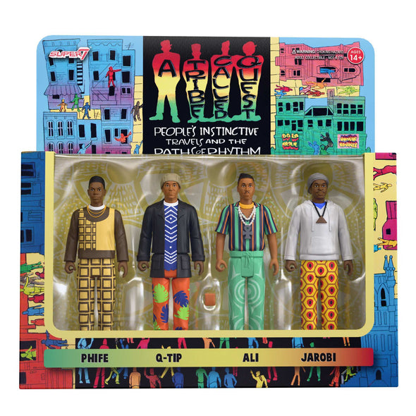 A Tribe Called Quest Collectible Super7 ReAction Figures Wave 1 NM/MT