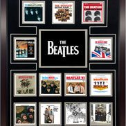 The Beatles Collectible Steiner Sports Framed US Album Discography Collage Capitol Records Releases 1964 -1970