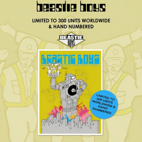 New Beastie Boys 2025 Hello Nasty Limited Edition  18 x 24" Lithograph