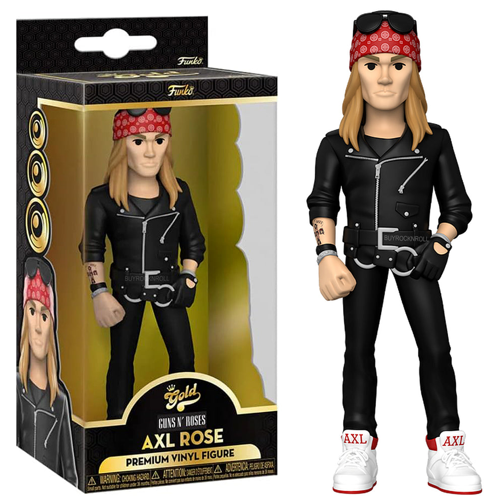 Guns N Roses Collectible 2022 Handpicked Funko Premium Vinyl Gold Axl Rose 5" Figure