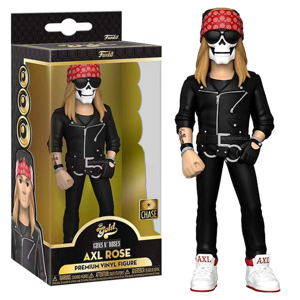 Guns N Roses Handpicked 2022 Funko Gold Vinyl Axl Slash & Duff Figure Set