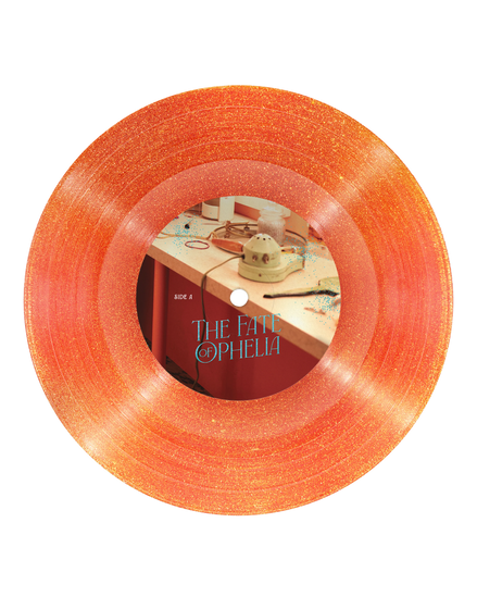 Taylor Swift Store Merchandise: Collectible 2025 The Fate of Ophelia LP Exclusive Single 7" Portofino Orange Glitter Vinyl