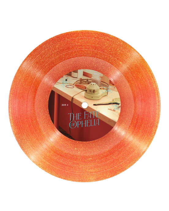 Taylor Swift Store Merchandise: Collectible 2025 The Fate of Ophelia LP Exclusive Single 7" Portofino Orange Glitter Vinyl