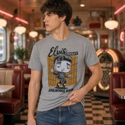 New Funko Pop Rocks Tees Elvis Jailhouse Rock Size L Deadstock T-Shirt