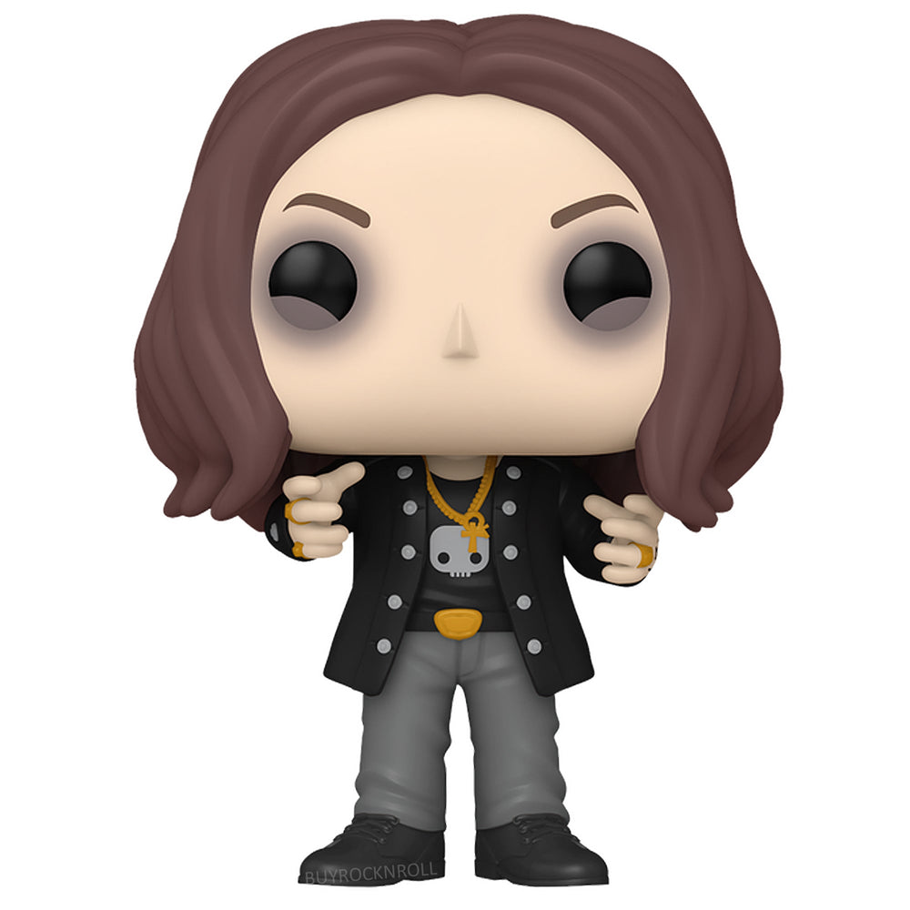 Ozzy Osbourne 2023 Funko Pop Rocks Black Figure #323 Exclusive -EcoTek Protector