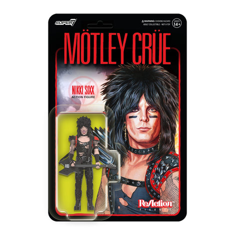 Motley Crue 2023 Collectible Super7 Reaction Figure