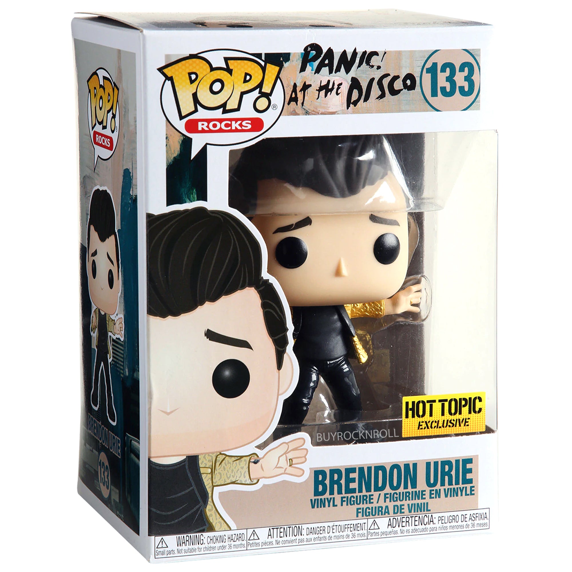 Panic At the Disco 2019 Funko Pop Rocks Hot-Topic Exclusive Brendon Urie #133 NM