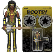 Bootsy Collins Unpunched Super7 Reaction Figure Set Black/Red, Black/Gold, Glow