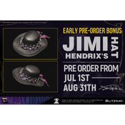 SOLD OUT! Jimi Hendrix Collectible 2020 Blitzway Premium UMS 1/6th Scale Action 12