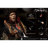 SOLD OUT! Jimi Hendrix Collectible 2020 Blitzway Premium UMS 1/6th Scale Action 12