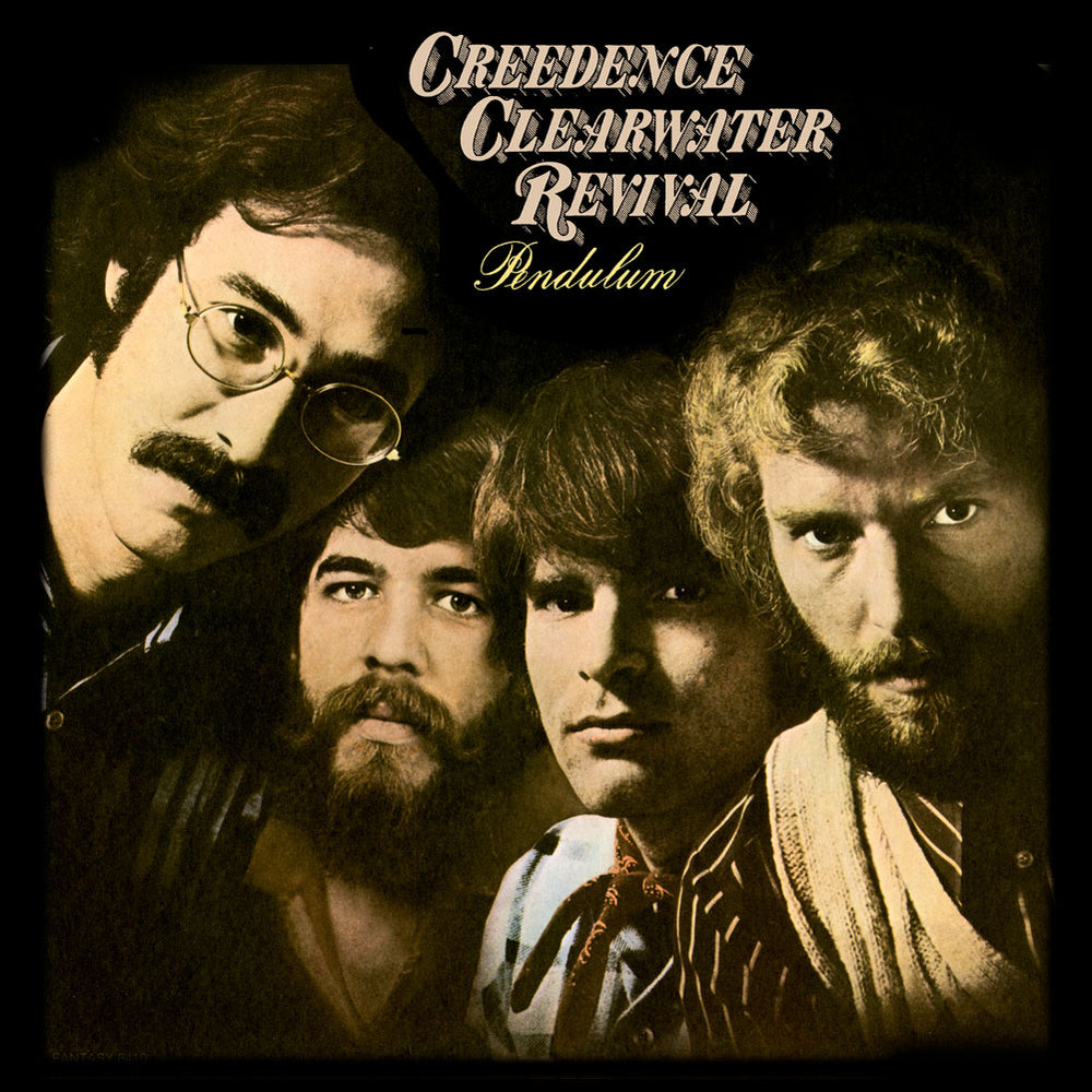 Creedence Clearwater Revival Band Collectible CCR Pendulum Mens Large Black T Shirt