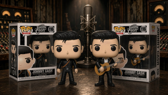 New Johnny Cash 2018 Funko Pop Rocks Man In Black Folsom Prison #116 #117 NM/MT