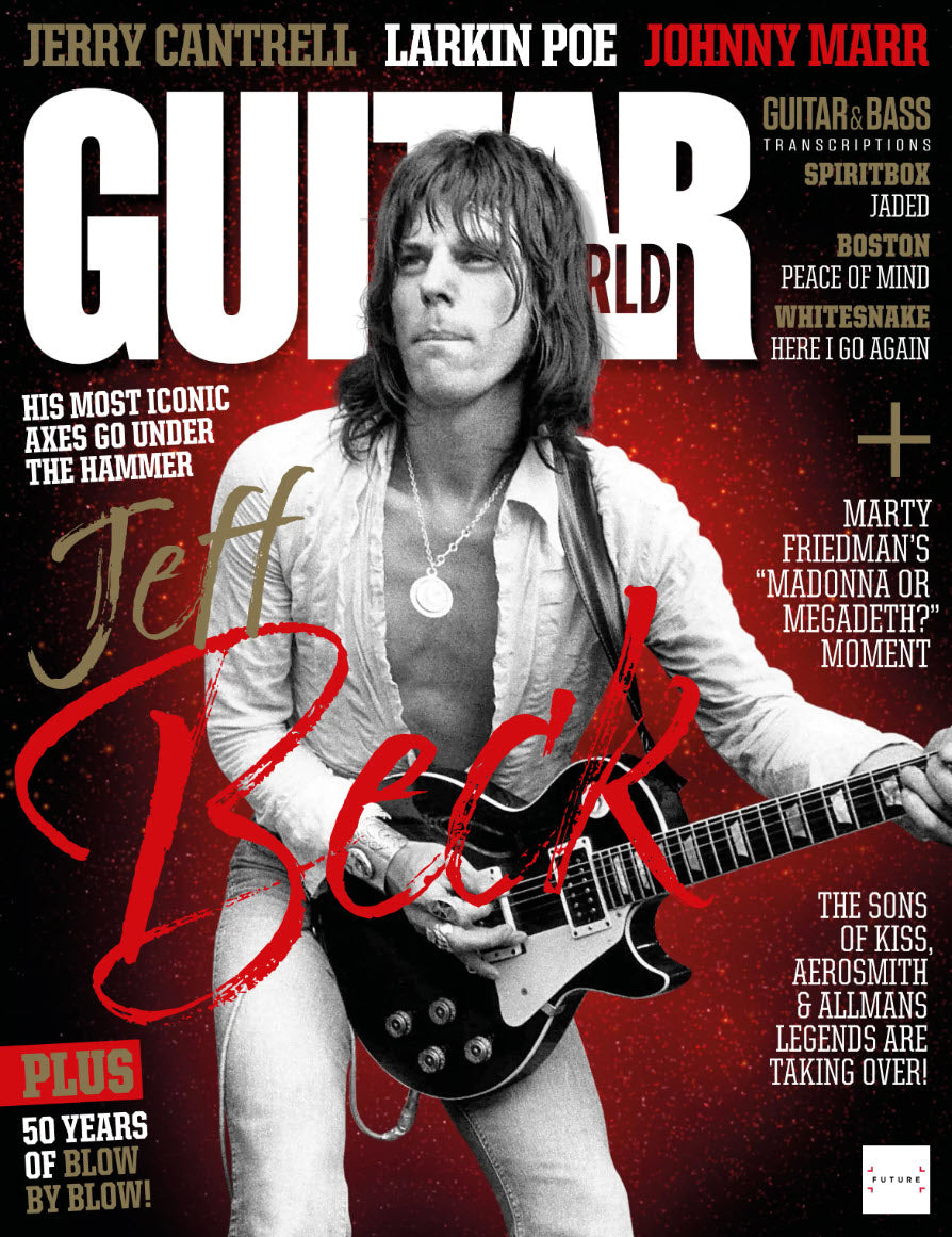 New-Guitar World Collectible 2025 Magazine Jeff Becks 1954 Gibson Marty Friedman