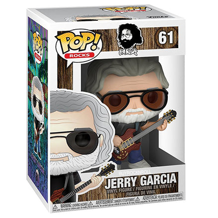 Grateful Dead Collectible 2017 Funko Pop! Rocks Jerry Garcia Figure in Funko Stacks