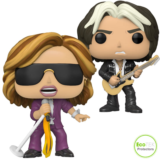 Aerosmith 2020 Handpicked Funko Pop Rocks Steven Tyler #172 Joe Perry #173 Figures EX/NM