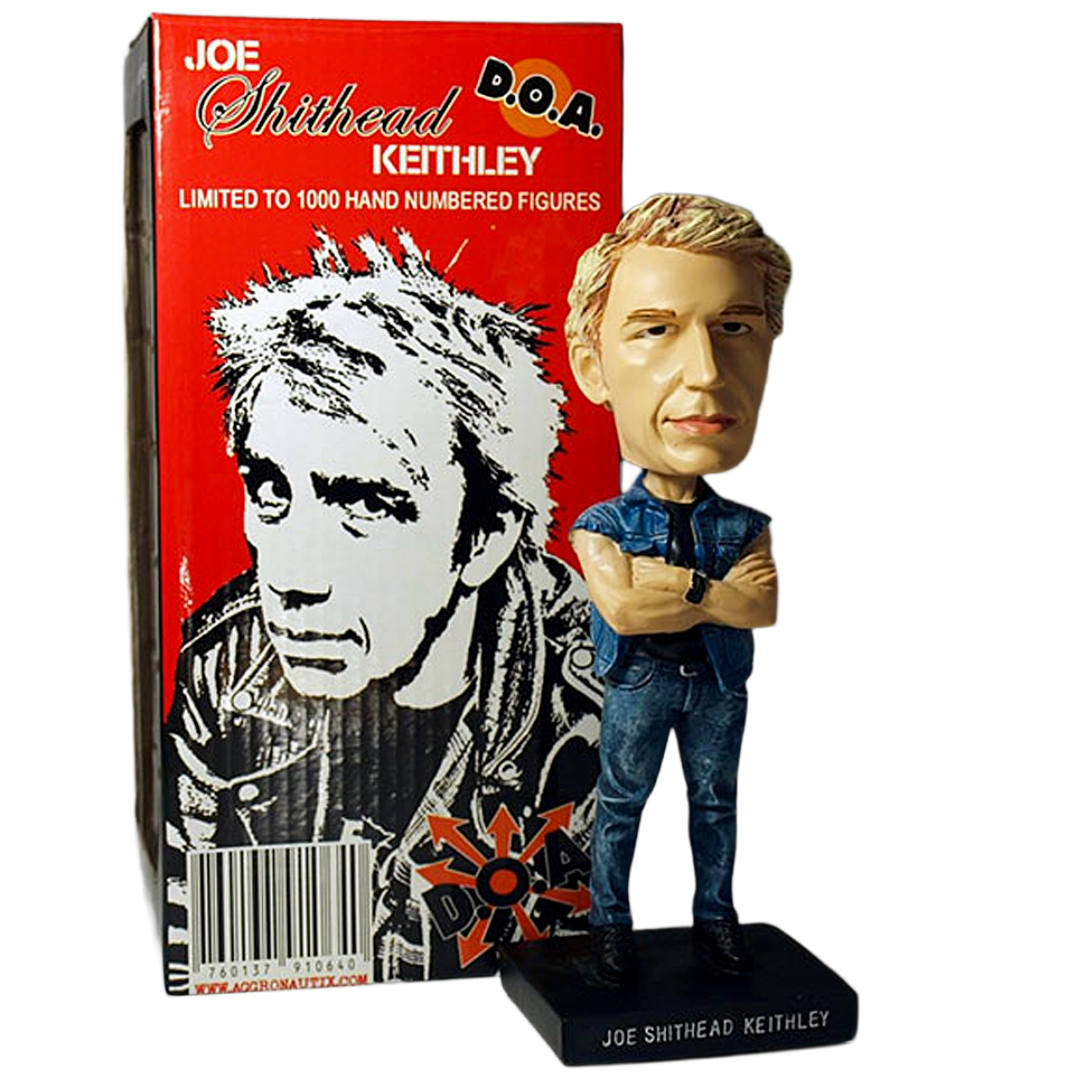 D.O.A. Collectible 2013 Aggronautix Joe Shithead Keithley Throbblehead Ltd 1000