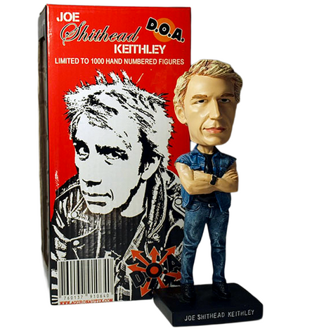 D.O.A. Collectible 2013 Aggronautix Joe Shithead Keithley Throbblehead Ltd 1000