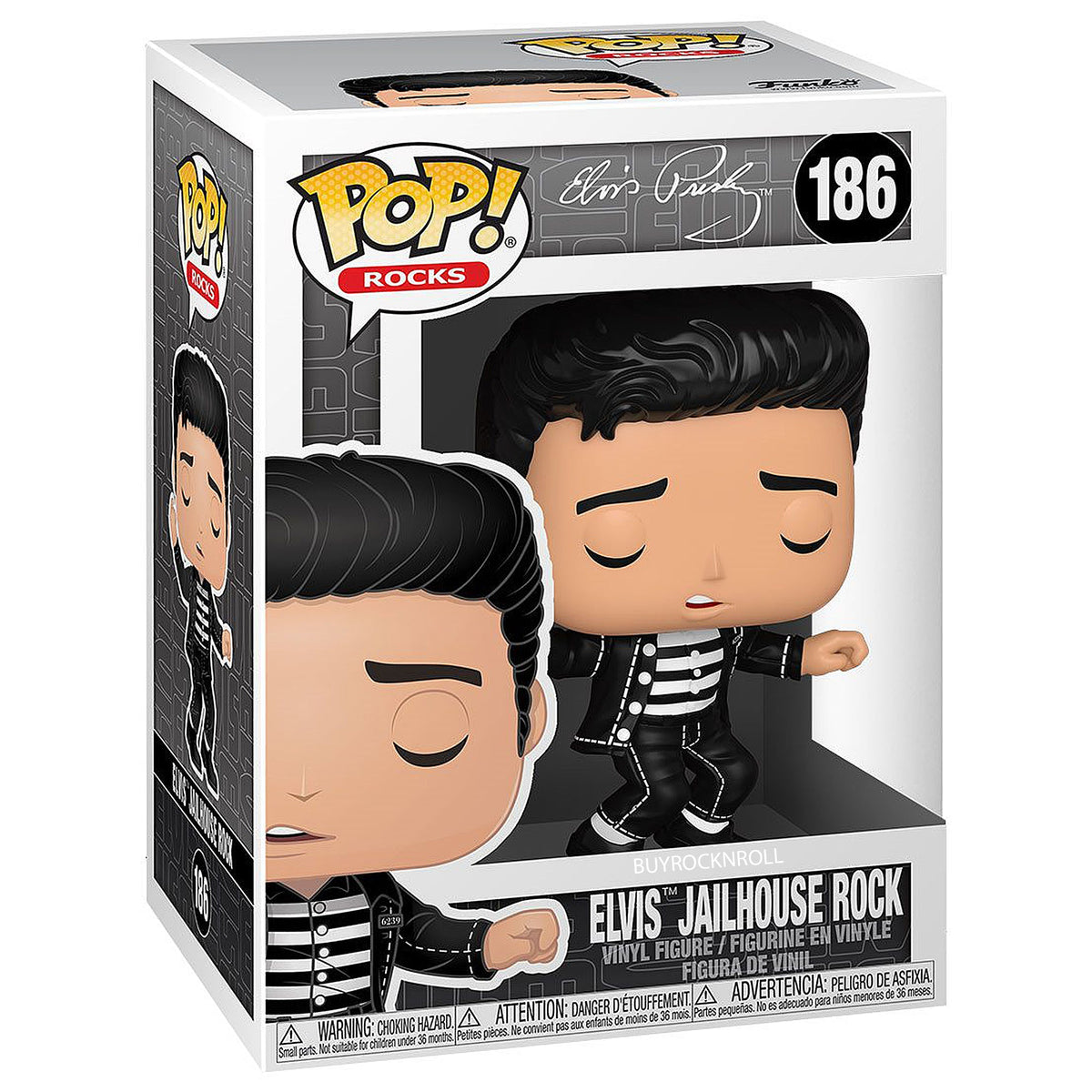 Elvis Funko Pop Rocks 4 Figure Set: Blue Hawaii, Jailhouse Rock, 68 Comeback-(2)