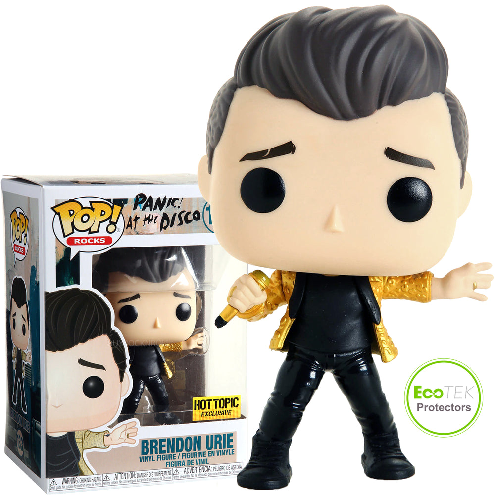 Panic At the Disco 2019 Funko Pop Rocks Hot-Topic Exclusive Brendon Urie #133 NM