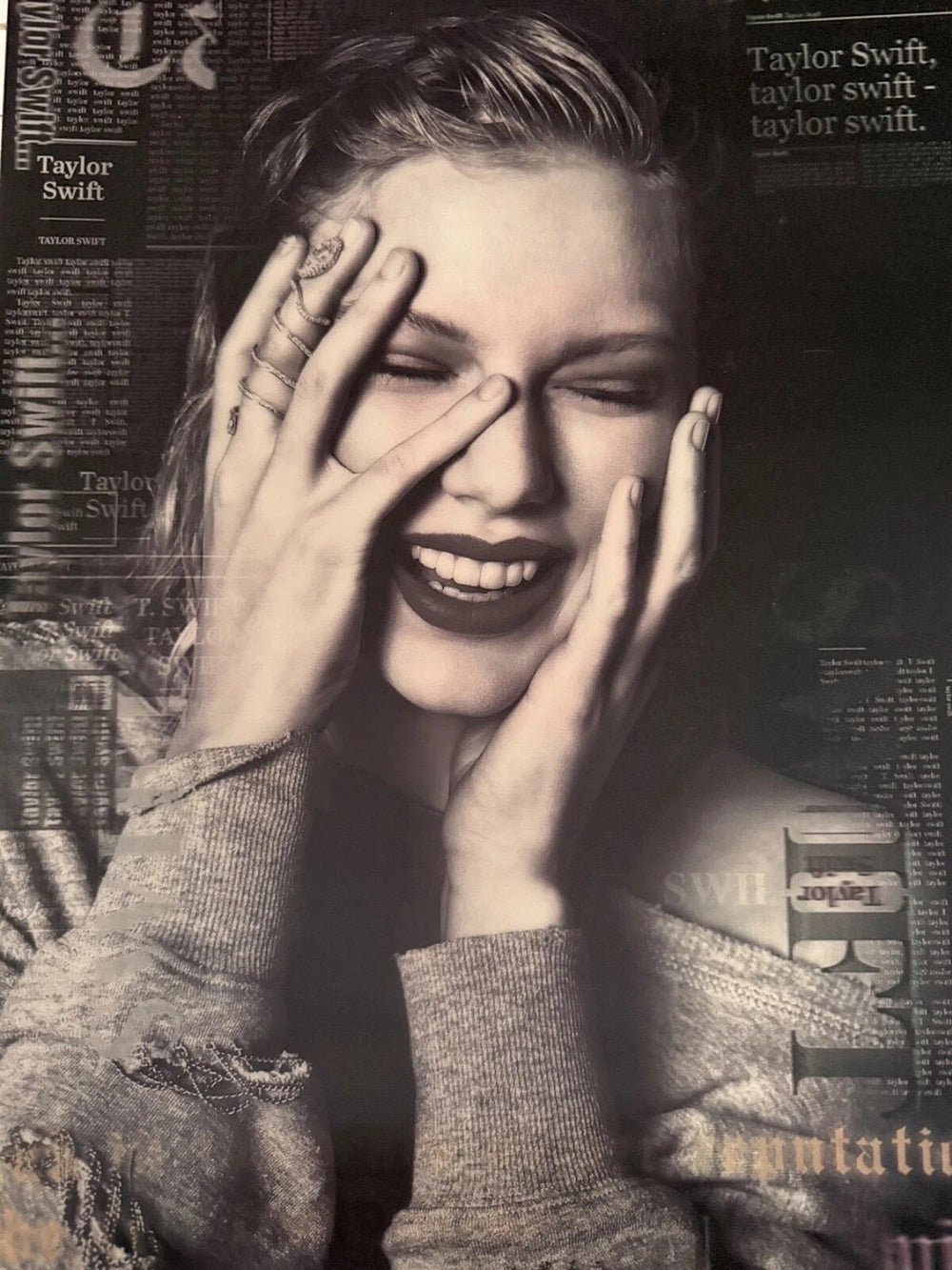 Taylor Swift Store Merchandise: Collectible 2018 Reputation Lenticular Poster