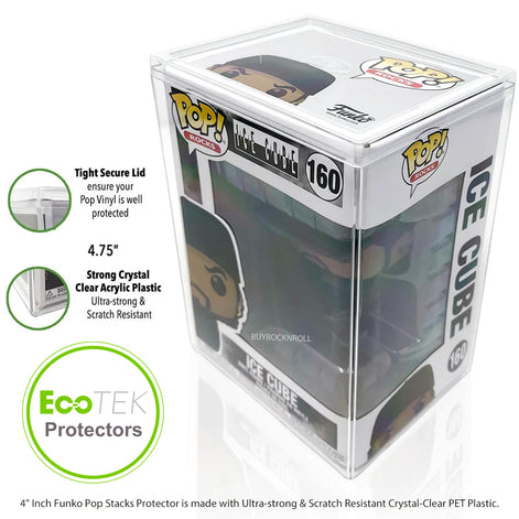 KISS Collectible 2011 Funko Pop Rocks Ace Frehley NM Figure 05 Acrylic Protector