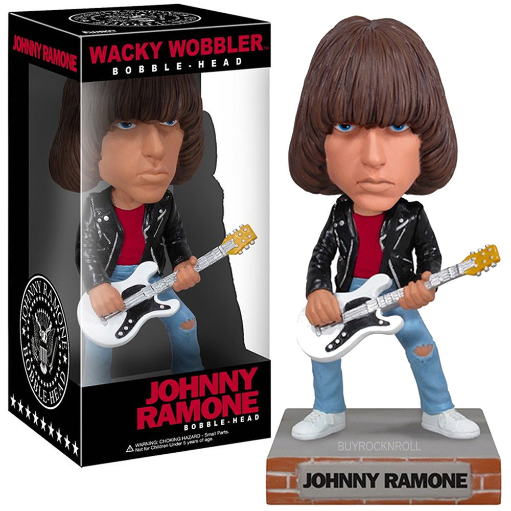 Ramones Collectible 2010 Funko Dee Dee & Johnny Wacky Wobbler Set