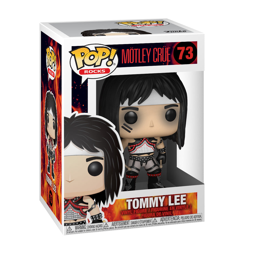 Motley Crue Collectible 2018 Handpicked Funko Pop! Rocks 4 Figure Set in Funko Stacks Cases