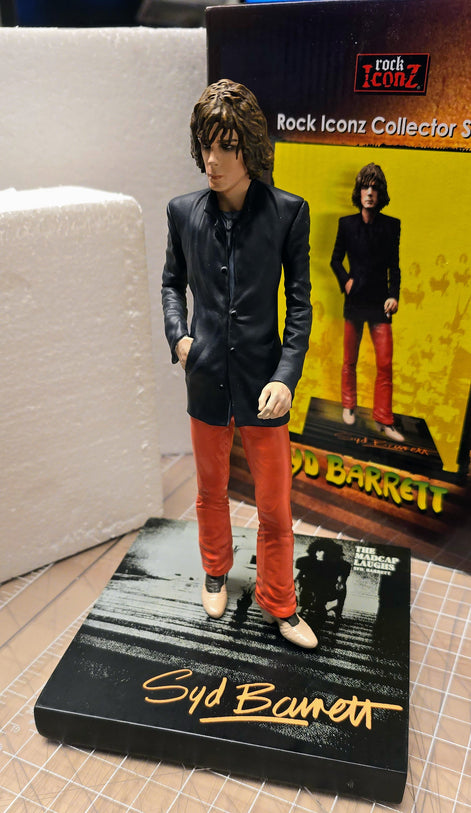 Pink Floyd Collectible 2017 KnuckleBonz Rock Iconz Syd Barrett Statue #496/3000