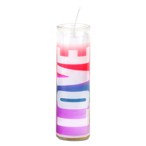 New Peace Love Happiness 7 Day Candle Set of 3 — Sisters of Los Angeles (prayer)