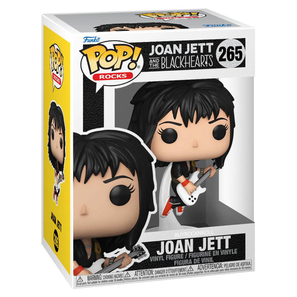 Joan Jett & The Blackhearts Handpicked 2021 Funko Pop Rocks Figure #265 in Protector