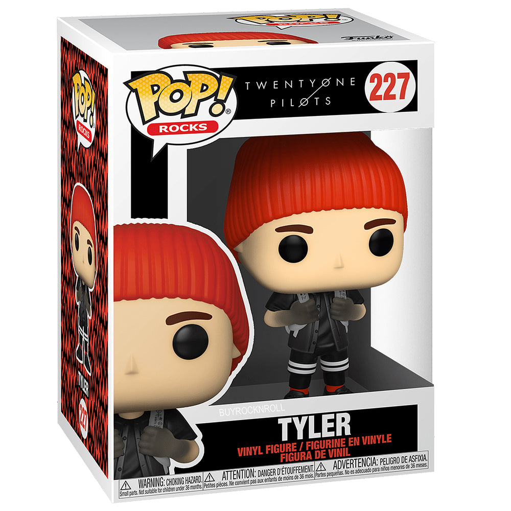 Twenty One Pilots 2021 Stressed Out Funko Pop Rocks Josh #226 & Tyler #227 Figure Set