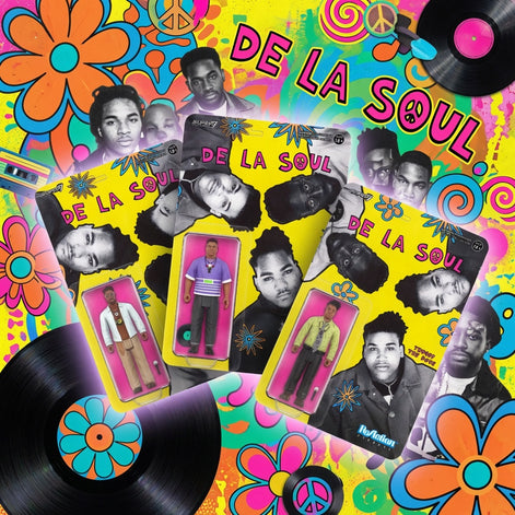 New De La Soul Me Myself 3-Pack Super7 Wave One ReAction Figures Unpunched NM/MT
