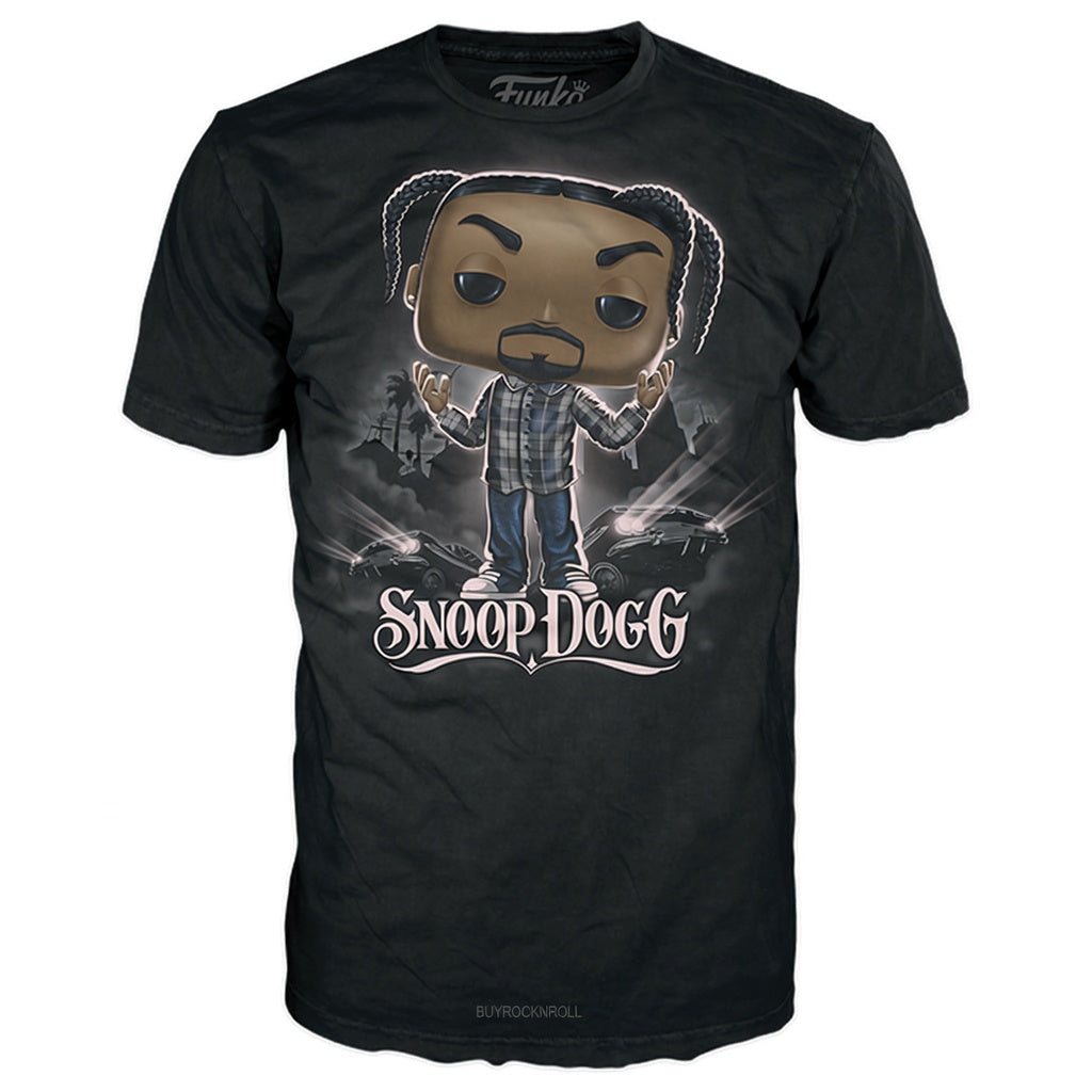 Snoop Dogg Collectible 2022 Funko Pop! Rocks Snoop Dogg T-Shirt Size Large